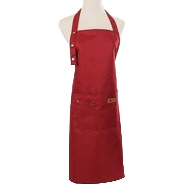 Stylist Apron Waterproof Hairdressing Coloring Shampoo Haircuts Cloth Wrap Hair Salon Tool: Red B