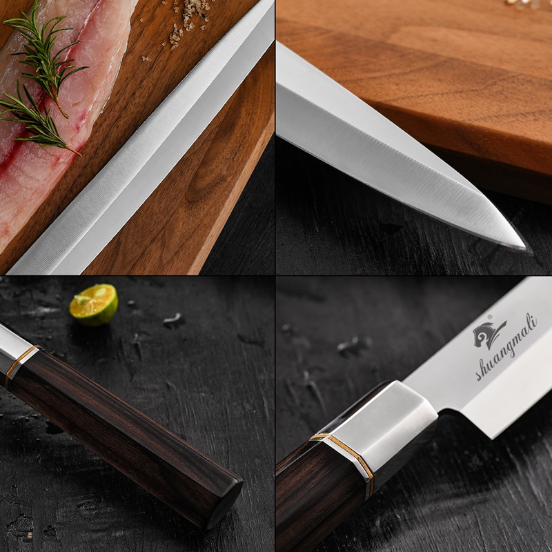 Japanilainen sashimi kinfe 5 op 15 ruostumatonta terästä