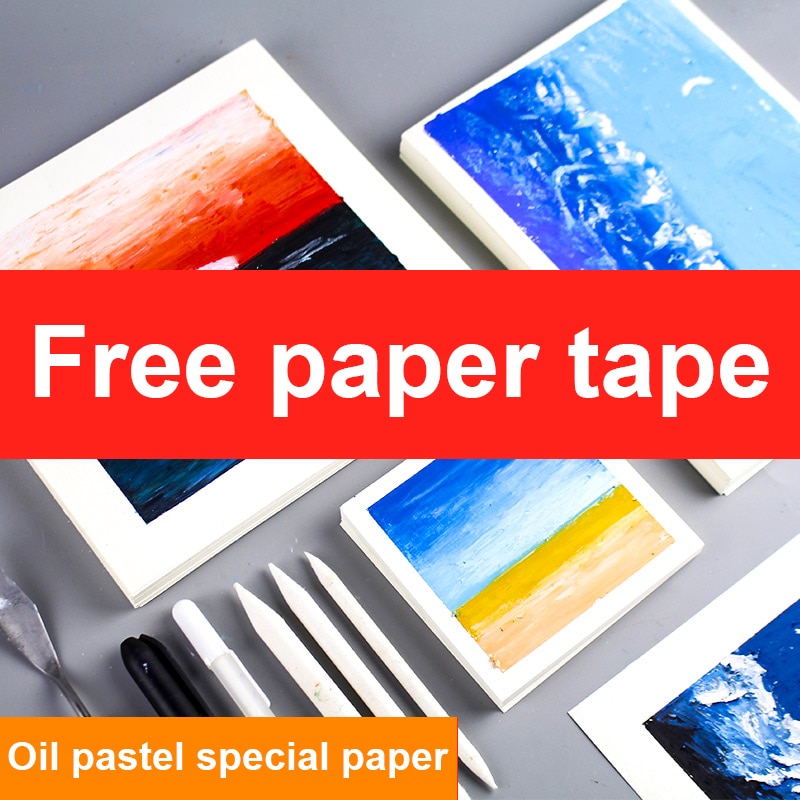 Pastel Paper For Oil Pastel Special-purpose Fine Grain Paper Oil Pastel Square Painting Cardboard Paste Paper A5/A4 Pastel Paper
