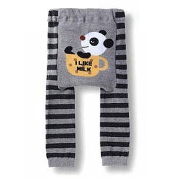 Kids Baby PP Broek Peuter Legging Broek Baby Jongens Meisje Broek Kid Leuke Zachte Broek: Grijs / 6