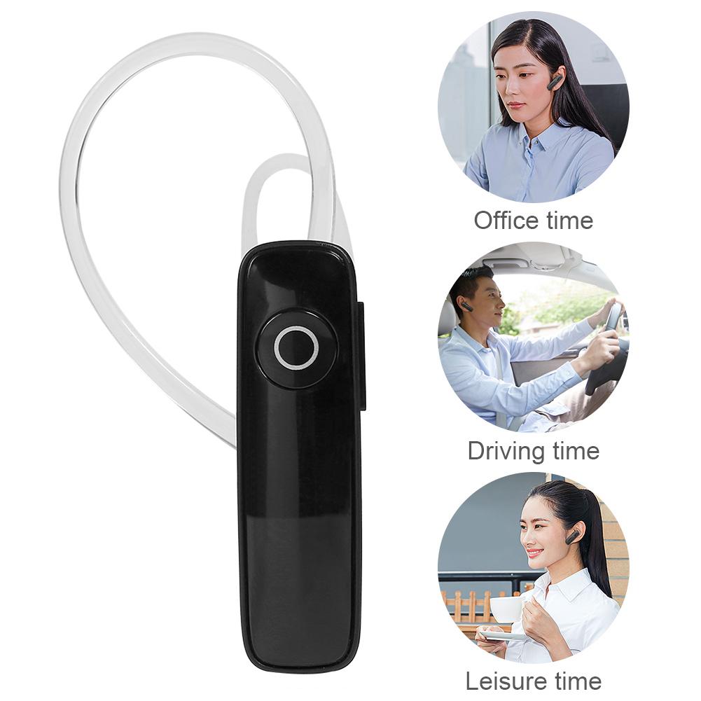 M165 Wireless Bluetooth Earphone In-ear Single Mini Earbud Hands Free Call Stereo Music Headset with Microphone for Smart Phones