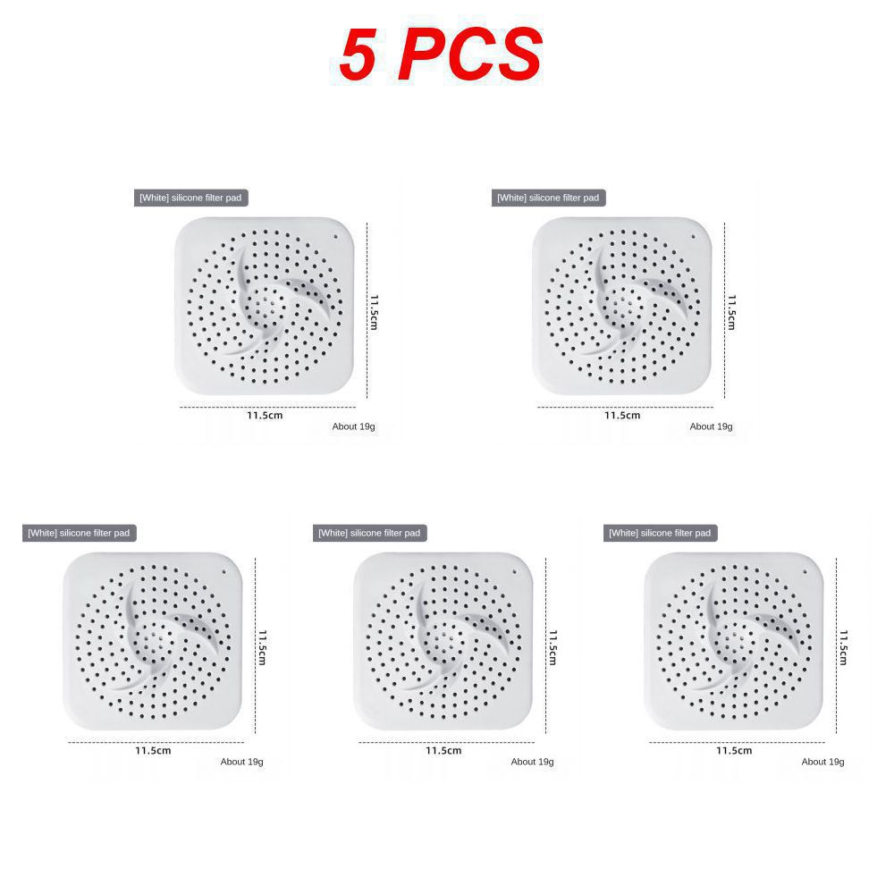 Bathroom Drain Hair Catcher Bath Stopper Plug Sink Strainer Filter Shower Smell Proof Shower Floor Siphon Drain Cover Kitchen: Light Grey