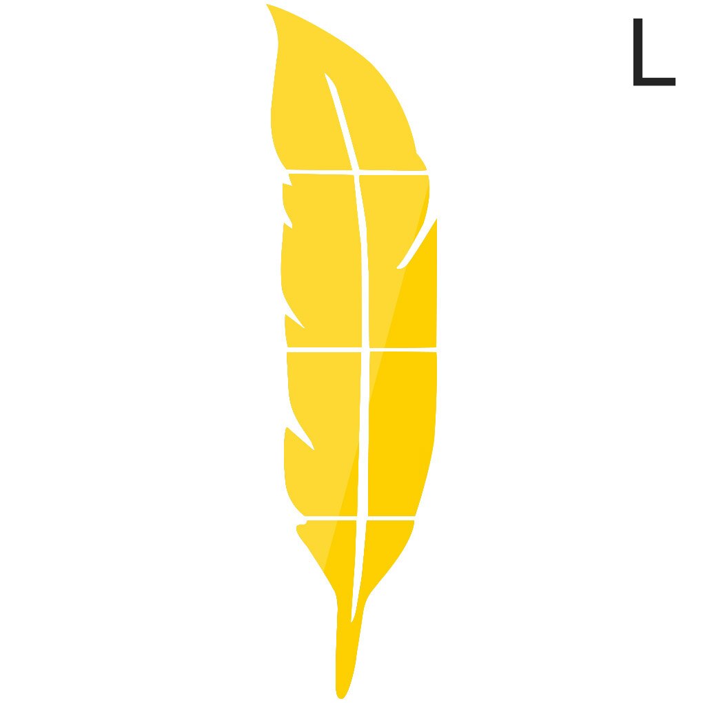 Muursticker spiegel plakkend 3d acryl waterdichte veren muursticker voor thuis slaapkamer muurdecoratie: Ik heb goud achtergelaten