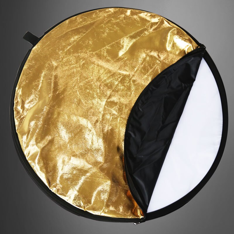 24 "60 cm 5 en 1 réflecteur de photographie rond léger pliable Portable pour Studio Multi Photo disque extérieur studio réflecteur