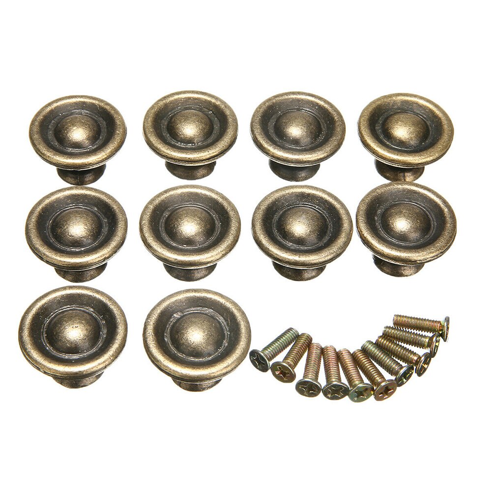 Wardrobe Knobs Decoration Drawer Set Knobs Knob Antique Pull Brass Home