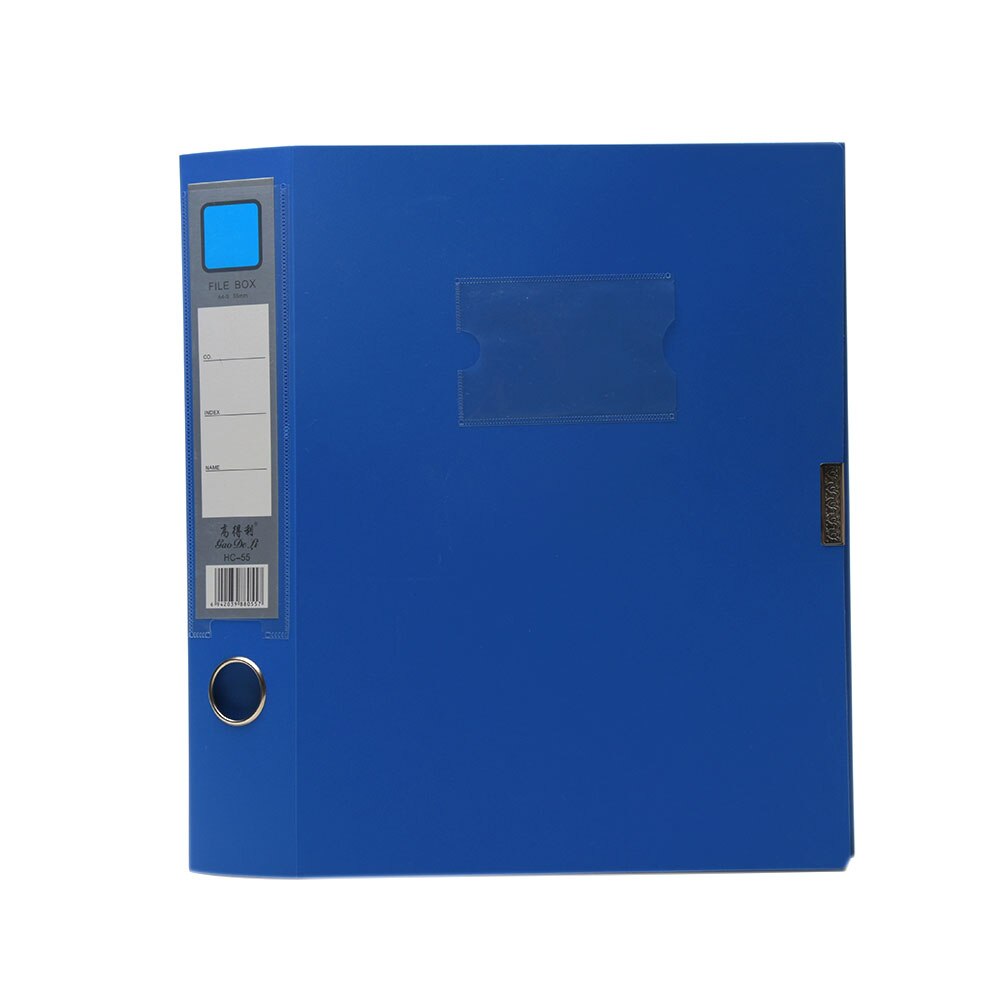 A4 Portable Document File Box 3.5cm/5.5cm Storage Bag Files Folder Lightweight Business Organizer File Box