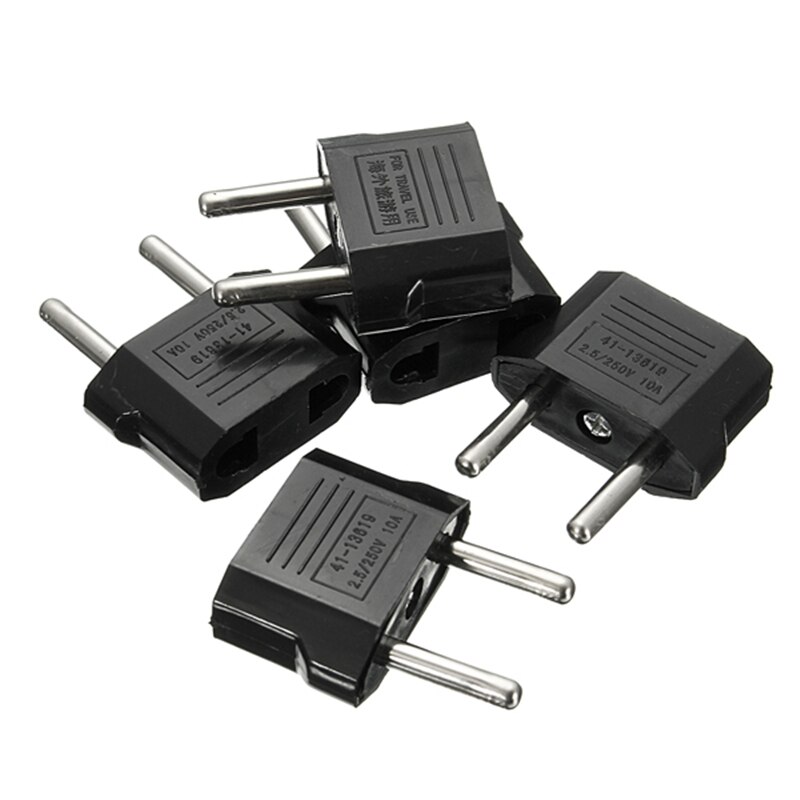 5x USA Amerika Naar EU Europa Aangedreven Plug Travel Charger Adapter Converter Accessoire