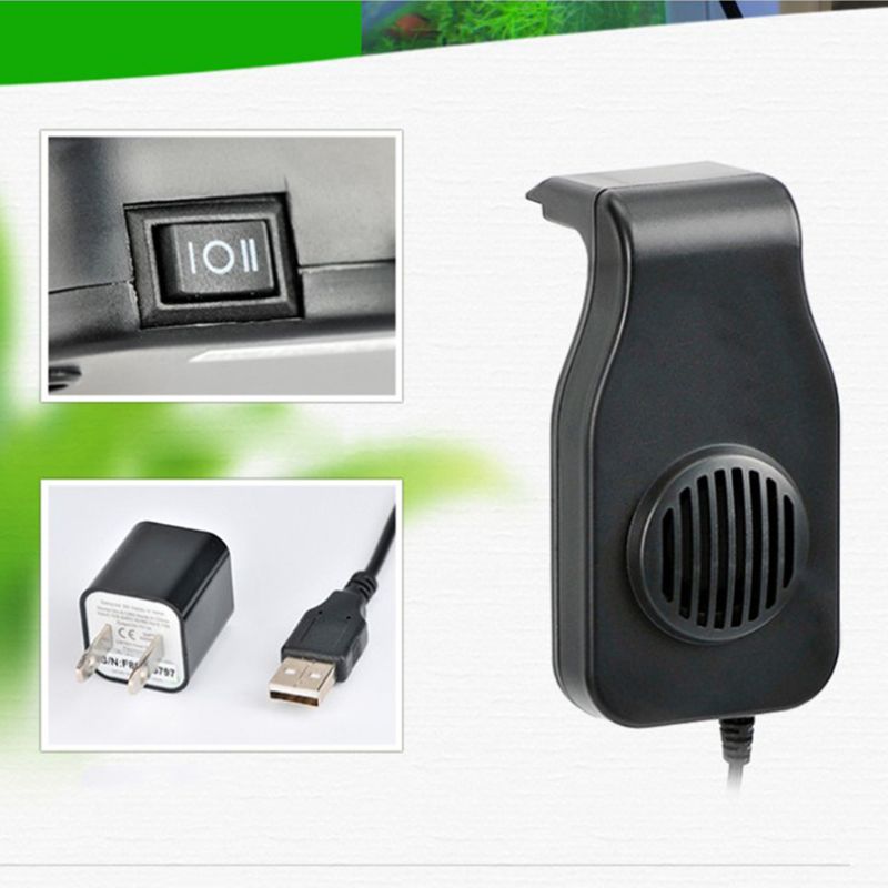 Mini Aquarium Koelventilator Usb Fish Tank Hang On Koelventilator Water Plant Koeler