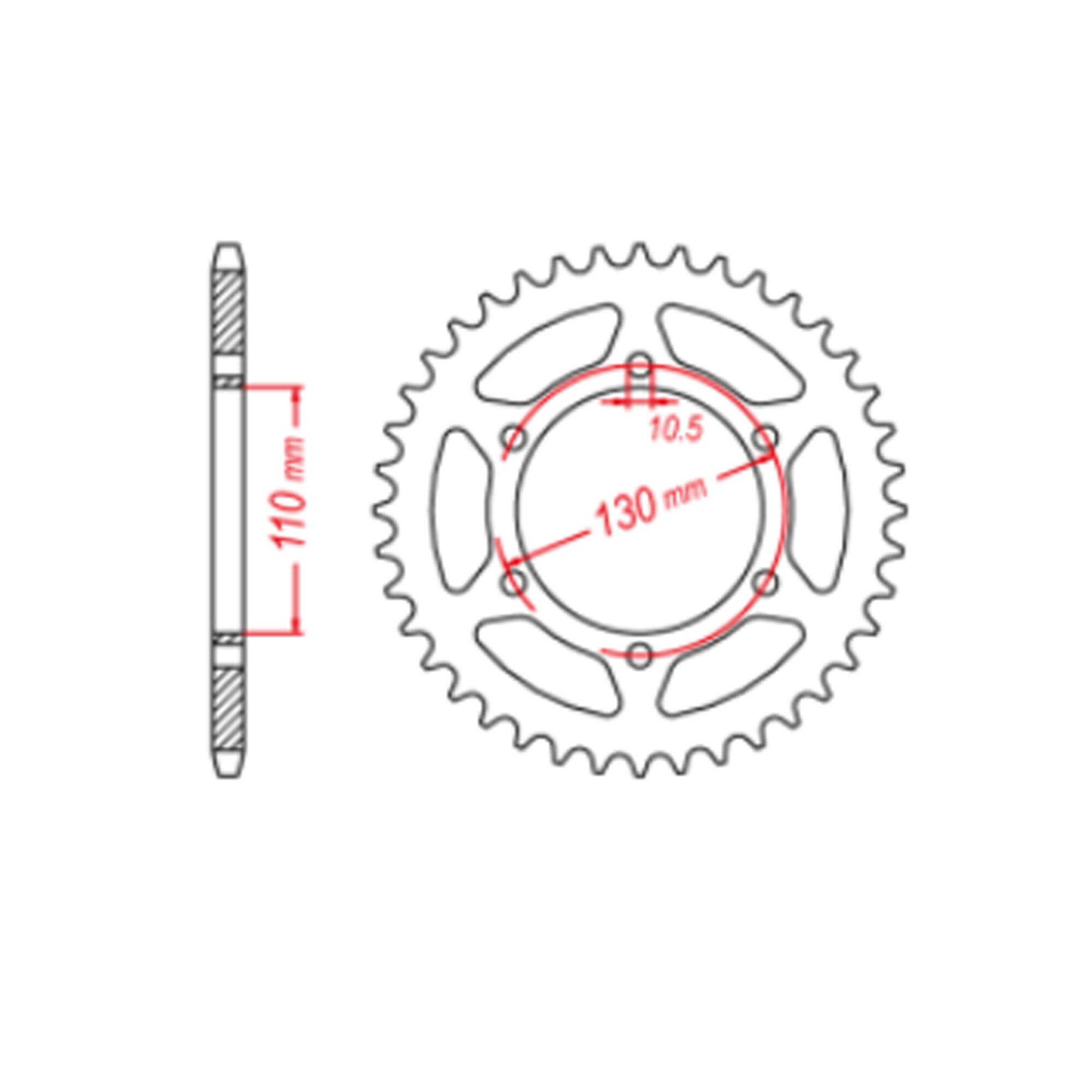 520 43 T 43 Tand Motorcycle Tandwiel Gear Staren Wielen Voor Suzuki GSX-R600 GSXR600 GSX-R750 GSXR750 Gsxr GSX-R 600 750 L1