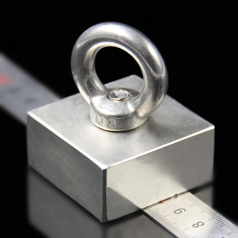 10x Super Strong N50 Neodymium Block Magnets – 20x10x5mm With 4mm Hole – Rare Earth