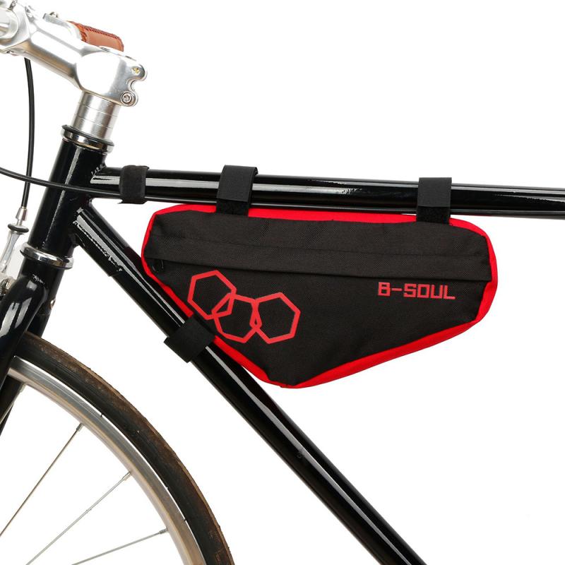 B-SOUL Polyester Bike Bag Waterdichte Mountain Fiets Driehoek Tas Voor Tube Frame Fietsen Tas Pouch Houder Fiets Accessoires: 04