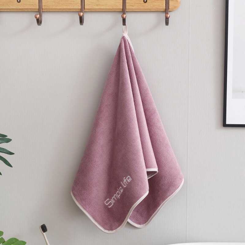 T041A nice Absorbent coral fleece Embroidered daisy letter hotel bath towels hand towels face towel