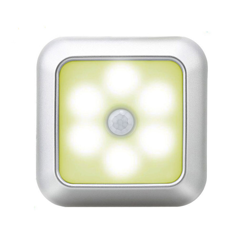 Led Wardrobe Light Led Wall Lights Night Light Auto On/off Battery Operated Lamp For Hallway Pathway Staircase Bedside: YELLOW