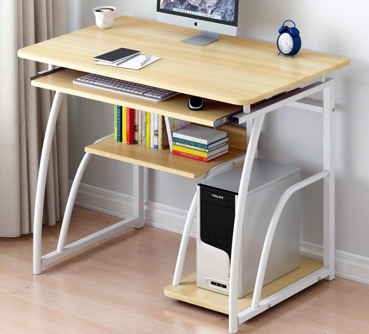 Simple PC Table Laptop Computer Desk Home Office Study Desk Easy Assembly Table Mesa Plegable: Color A