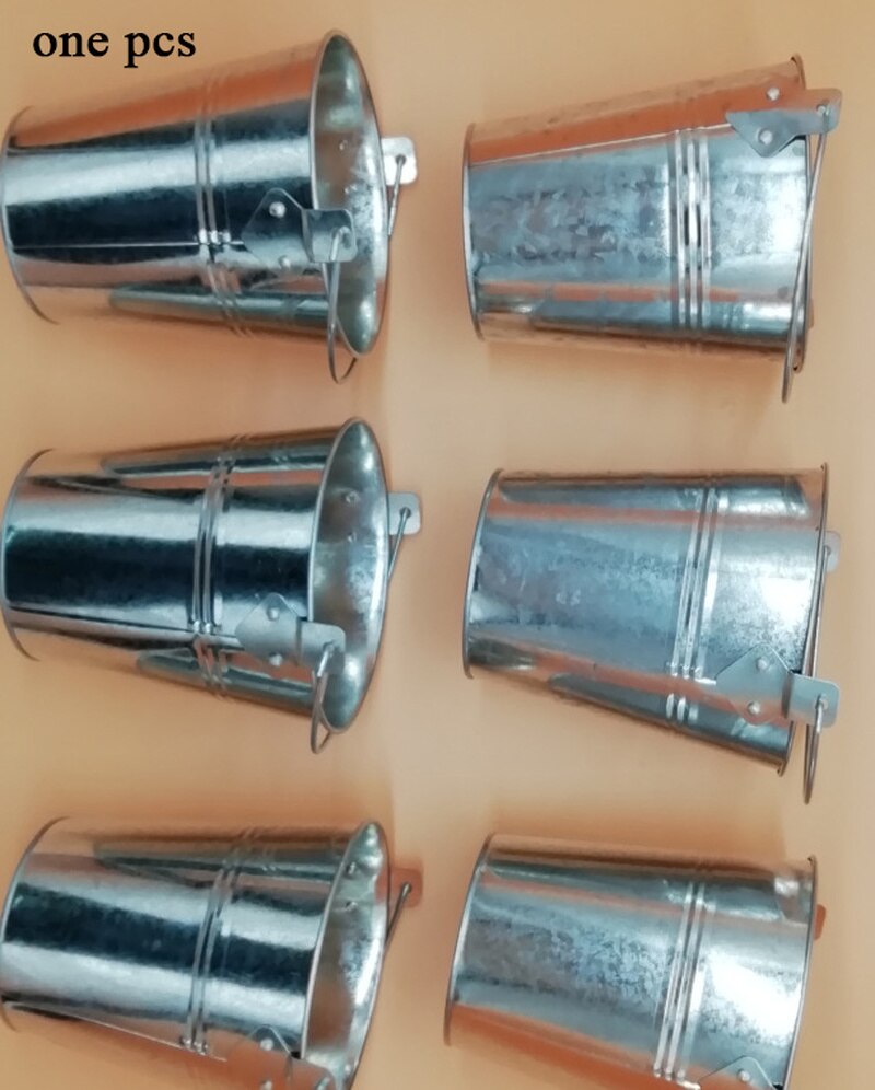 1pc iron bucket for fireplace pellet stove barbecue grill indoor outdoor oil drum barrel grease bucket