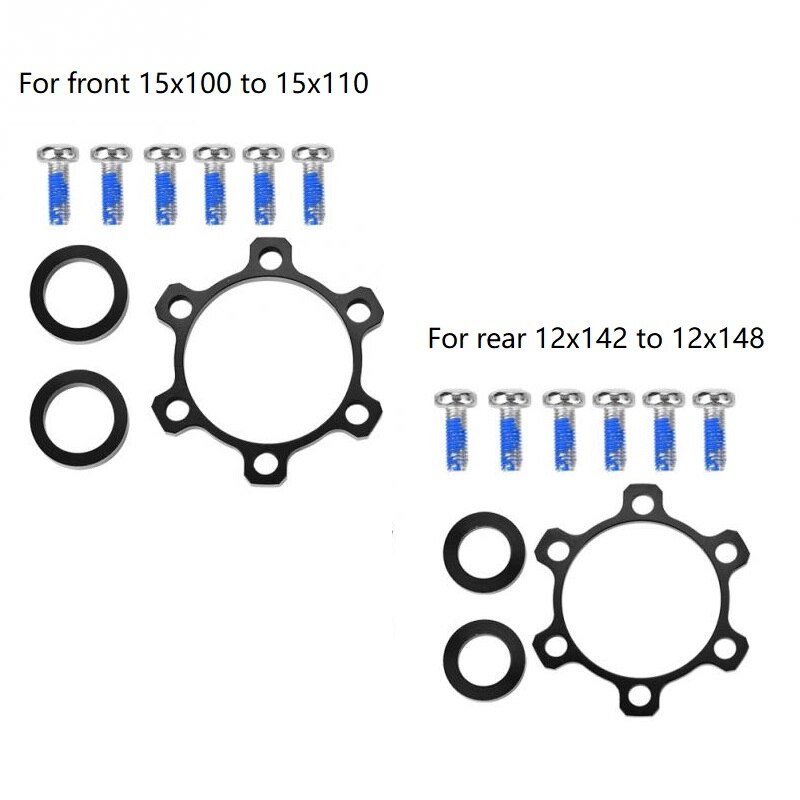 Fiets Boost hub Adapter, Boost Hub Conversie Kit, 15x100 15x110, 12x142 12x148 Conversie Spacer