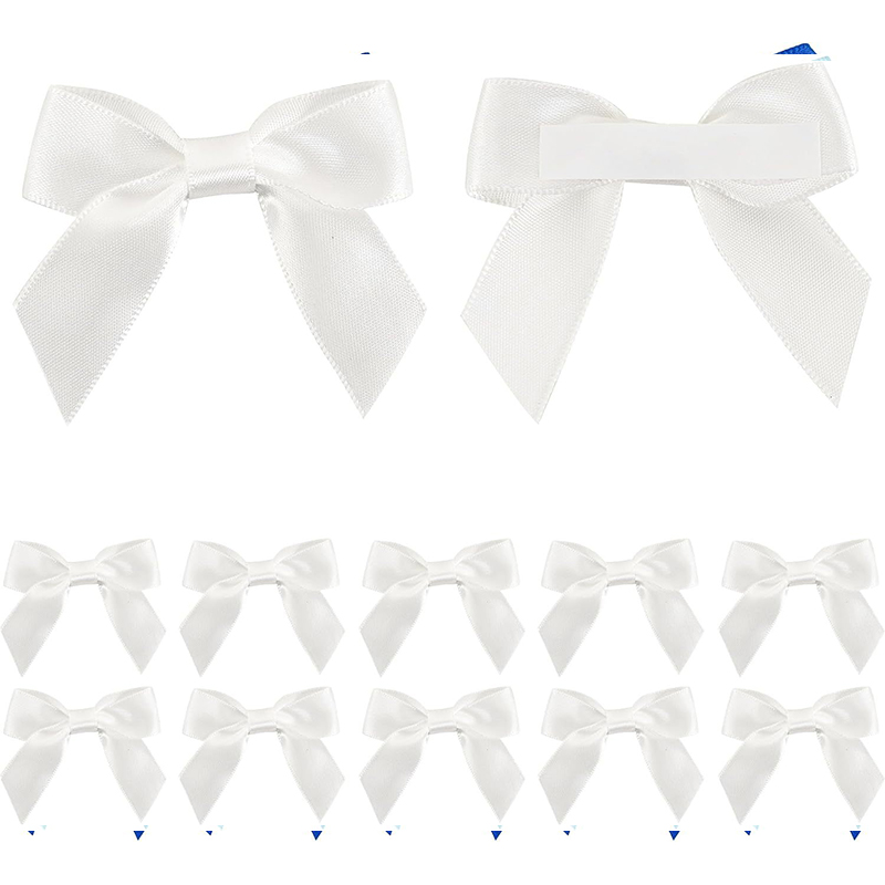 10/30/50 Uds. Lazo hecho a mano con parte trasera adhesiva para caja de de Navidad decoración floral accesorios de ropa DIY hechos a mano: Zinc envejecido / 3 XL