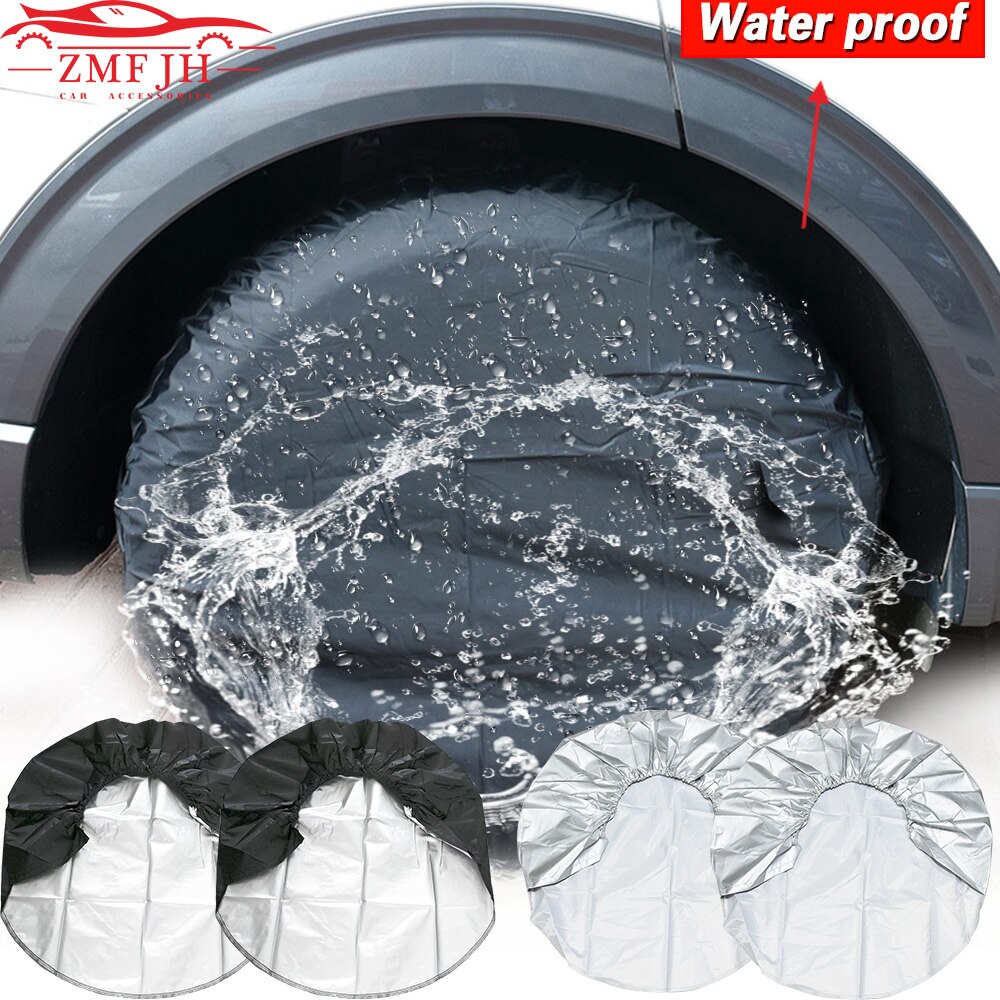 2pcs/Set Wheels Case Protector Bags Car Heavy Duty RV Wheel Tire Covers Exterior Accessories For Truck Trailer Camper Motorhome