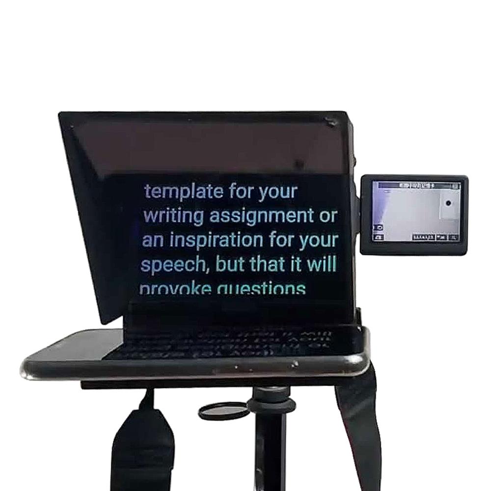 Tzt Mini Teleprompter Draagbare Inscriber Mobiele Teleprompter Artefact Video Met Afstandsbediening