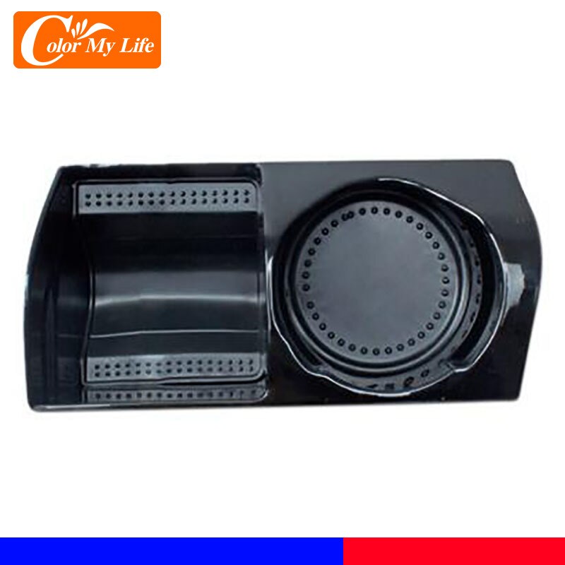 For Ford Ecosport Center Console Flocking Storage Box Armrest Organizer Auto Container Car Interior Modification