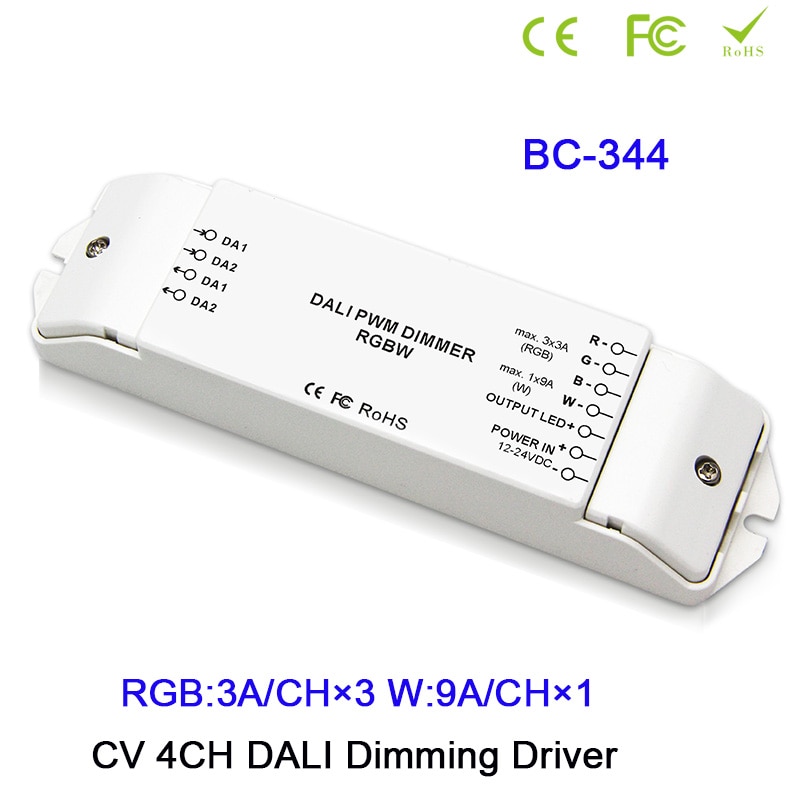 CV DALI 1CH/3CH/4CH Dimming/RGB/RGBW Dimming Driver Led Dimmer Controller Controller for led strip tape light,DC12-24V