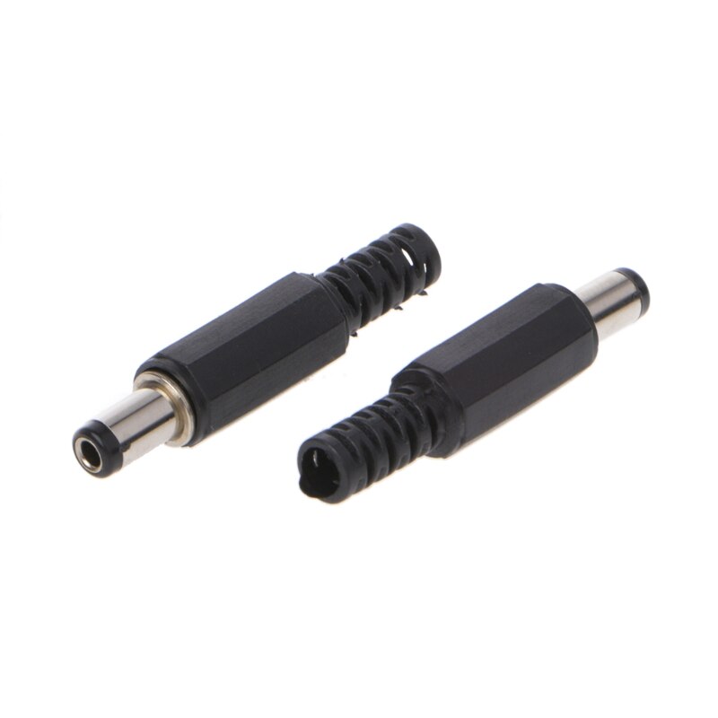 2020 nuovo 10 pz 5.5x2.1mm maschio DC In-Line presa Jack connettore adattatore coperchio In plastica