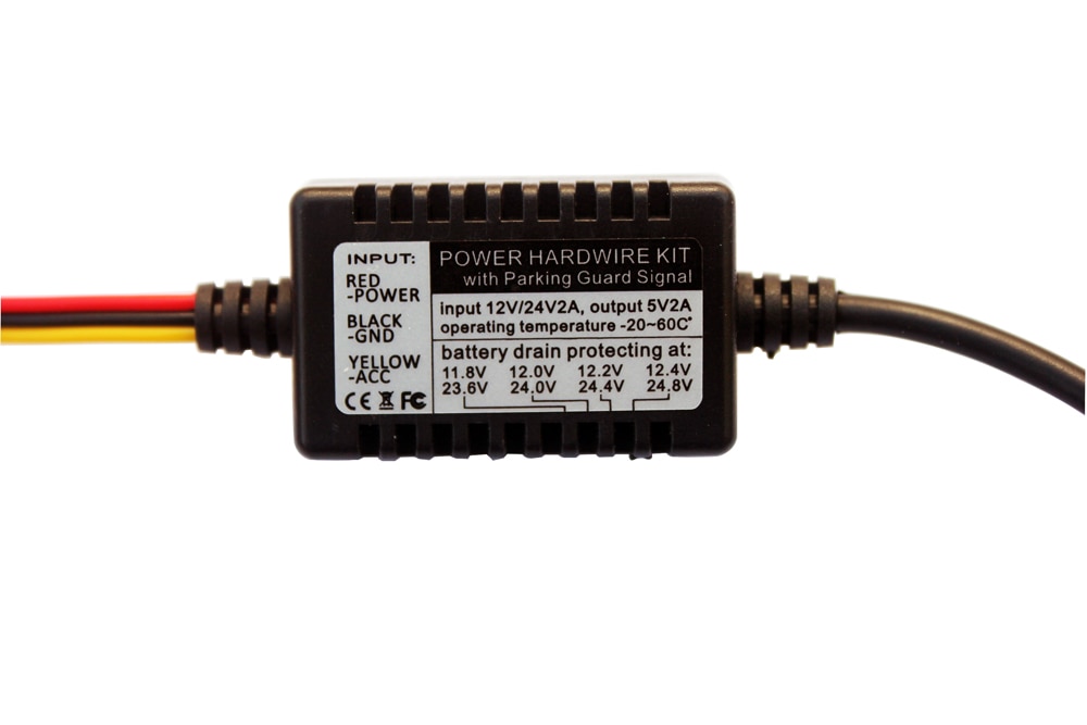 Conkim Micro Usb Parking Guard Harde Draad Kit Voor Dash Cam Mini 0903 0906 0906 S 12V.24V 2A 3.8M laagspanning Beschermen Voeding