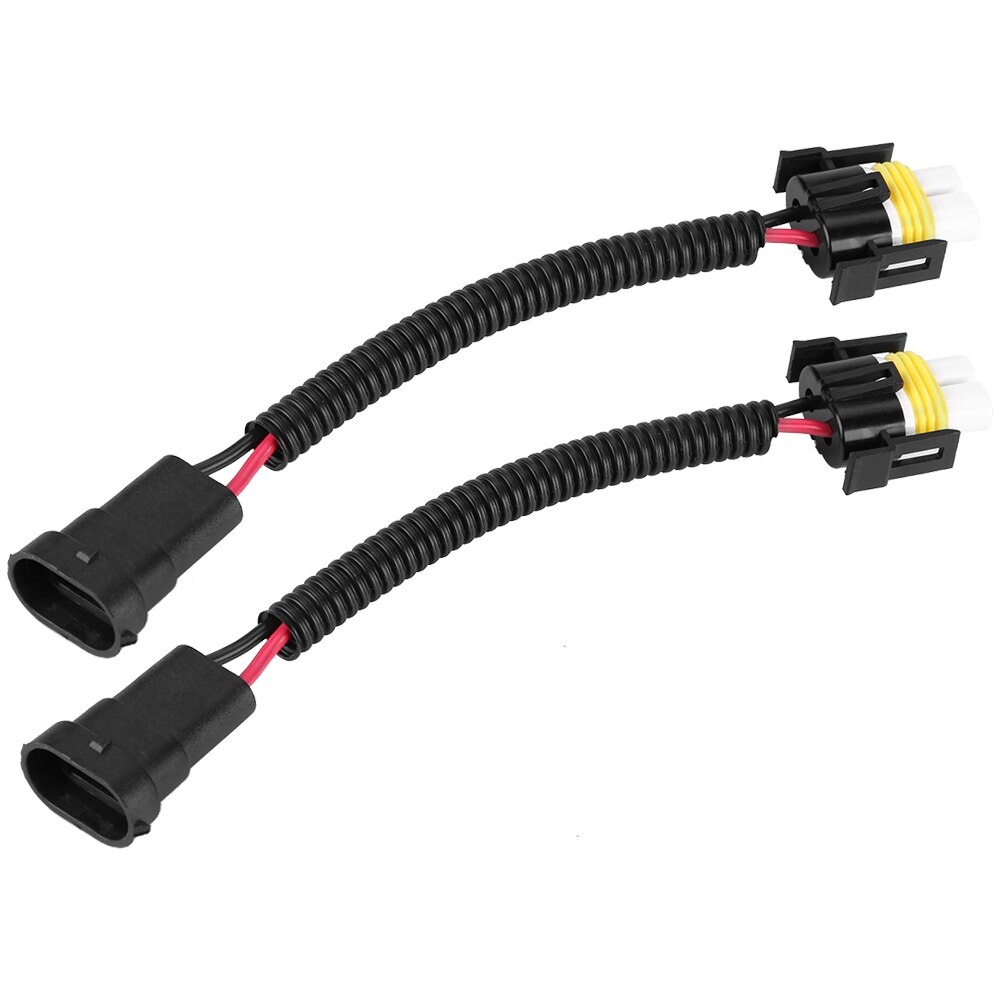 1 Pair Conversion Connector Wiring For H11 H8 Headlight Fog Light Harness Socket Conversion Wiring Harness Plug Cable Socket