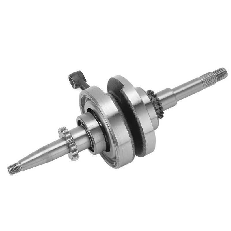 Crankshaft Assembly Crankshaft Connecting Rod Assembly Good Balance Steel Alloy for GY6‑50 60 80CC Scooters