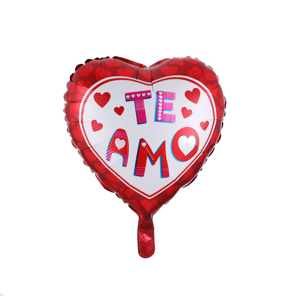 Globos de helio de 18 pulgadas para novia y novio, globos de mylar con corazón de amor, para boda, Día de San Valentín, 50 unidades
