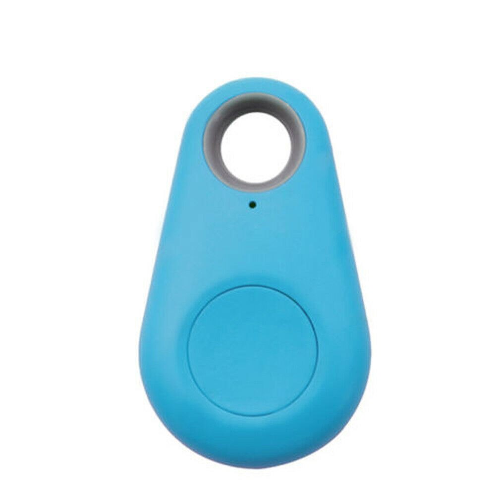 Mini Bluetooth Tracking Finder Anti-loss Seeker Locator Alarm Clock Auto Car Pets Kids Motorcycle Tracker: Sky Blue
