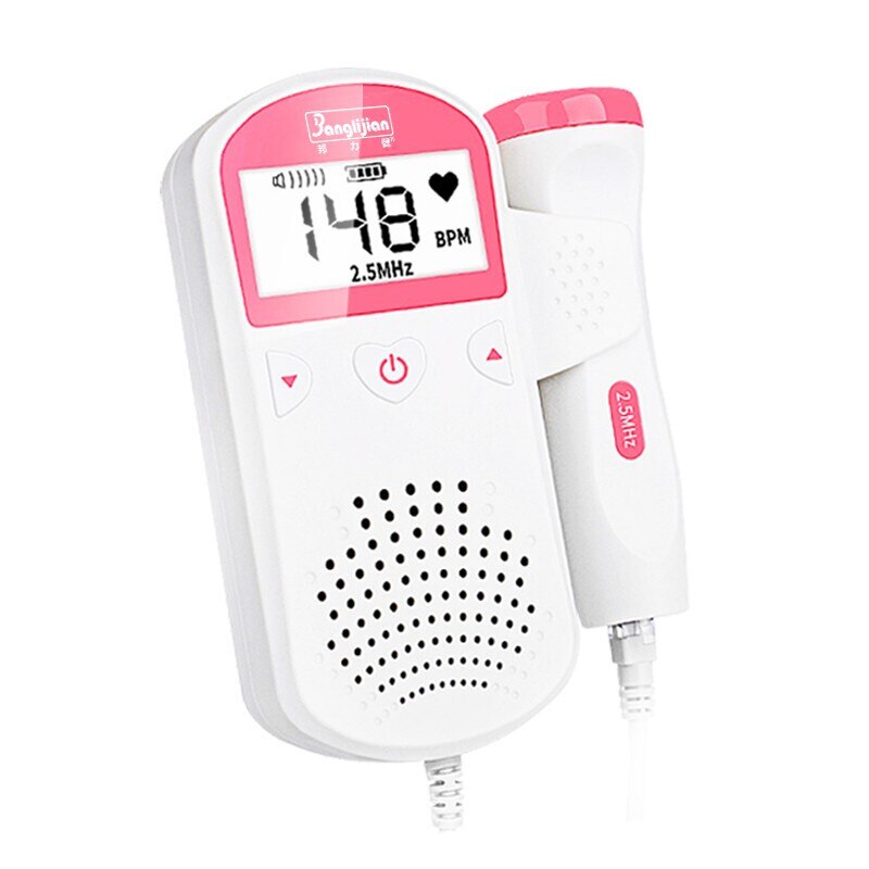 Detector Foetale Doppler Ultrasound Baby Hartslag Detector Home Vrouwen Zwangere Doppler Foetale Hartslagmeter Doppler Monitor: Default Title