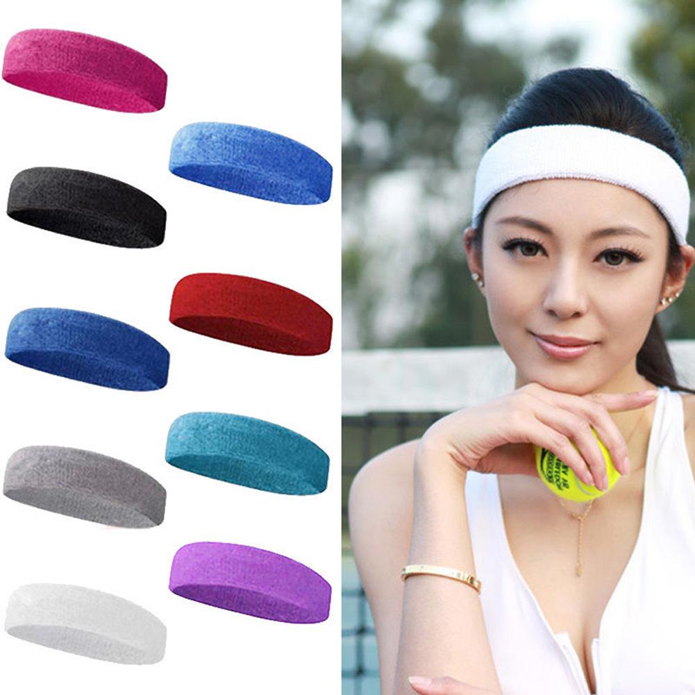 1pc Unisex Sports Yoga Sweatband Headband For Men Sweatband Women Yoga Hair Bands Gym Stretch Head Band Hair Band