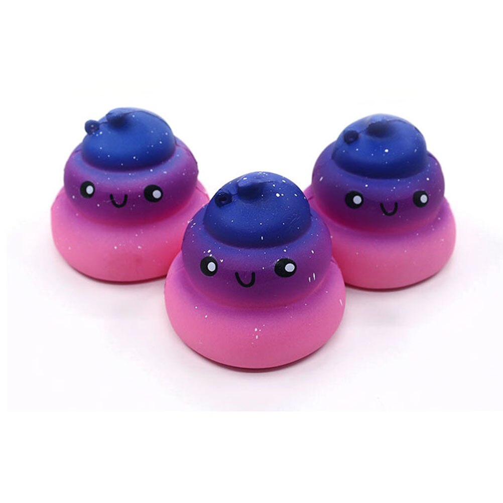 Stress Relief Toy Squeeze ToysExquisite Fun Galaxy Poo Scented Squishy Charm Slow Rising Stress Reliever Toy
