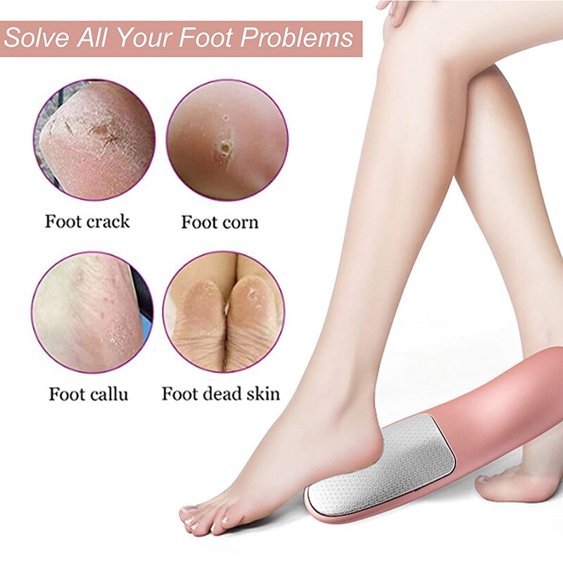 Double-Sided Sander, Foot Sander Ergonomic Handle, the Best Foot Sander, Suitable for Dead Skin