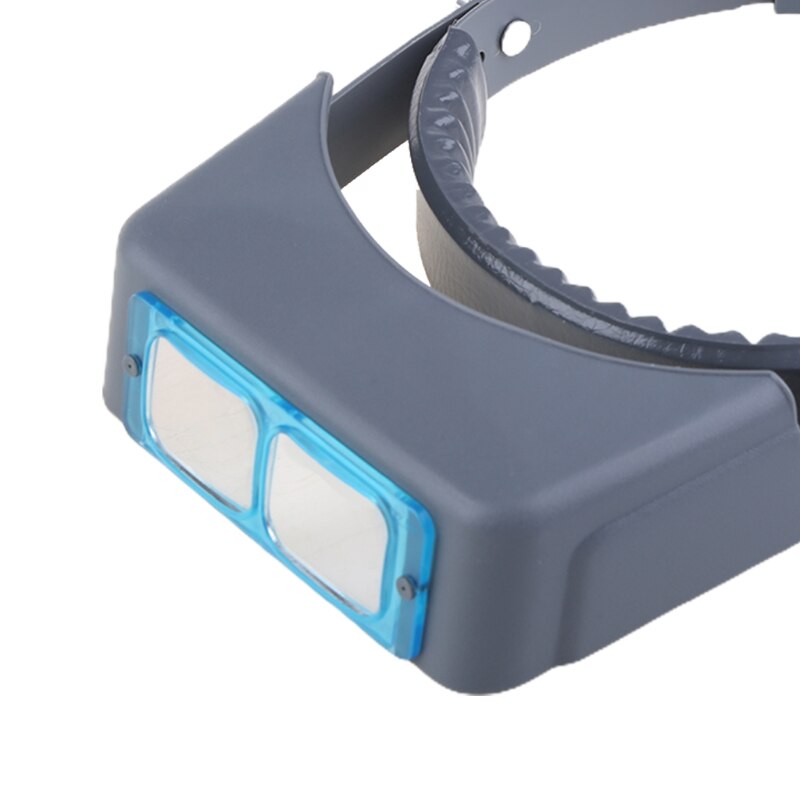 Head-mounted Welding Repair Magnifier Head Band Optivisor Eye Loupe 4 Lens