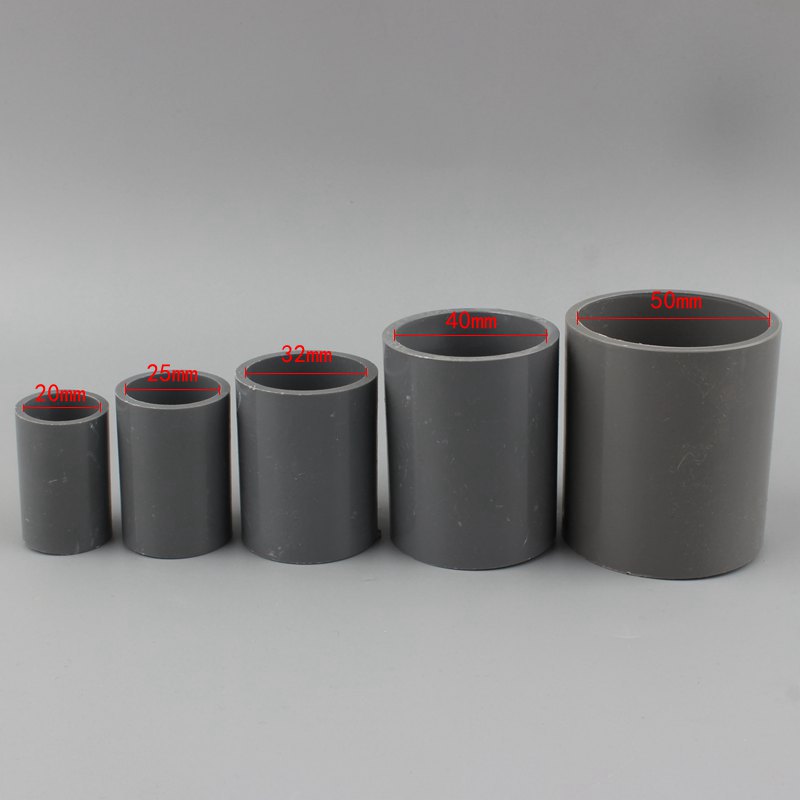 1pc 20 25 32 40 50mm Straight Connector PVC Quick ... – Grandado