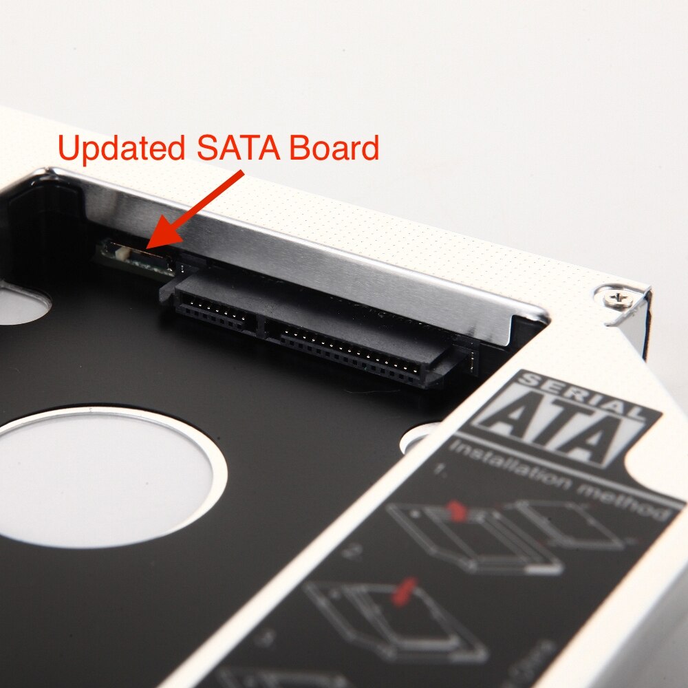 Dysk twardy SATA 2nd druga HDD dysk twardy optyczny nosiciel kijów golfowych rama adapter robić Samsung R510 R520 R530 R730 NP700G7C