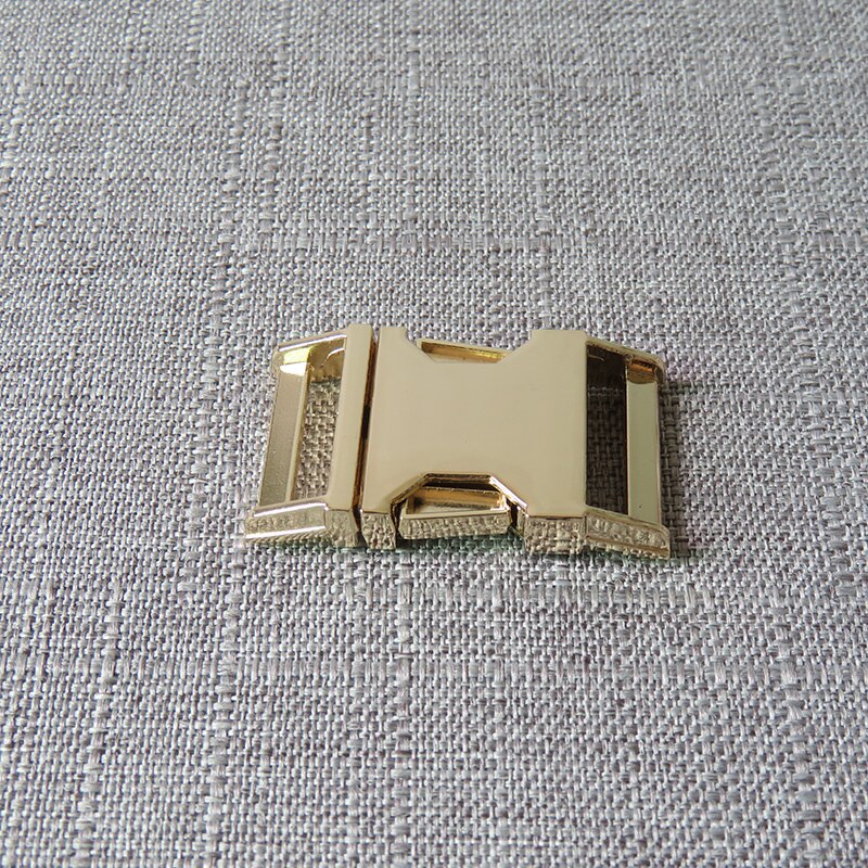 10pcs 20mm Metal Breakaway Buckle Hardware Straps Belt Clasp Clip For Pet Dog Collar Necklace Bracelet Garment Sewing Accessory: Ligth Gold
