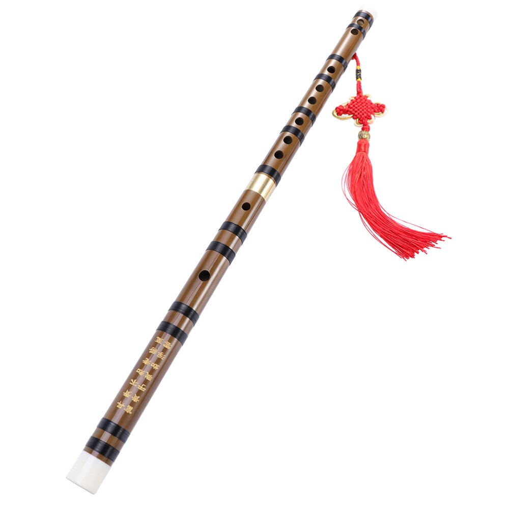 Bamboo Flute Fife Flute Traditional Chinese Musical Instrument Party Supplies Home Decoration for Party (G Patter