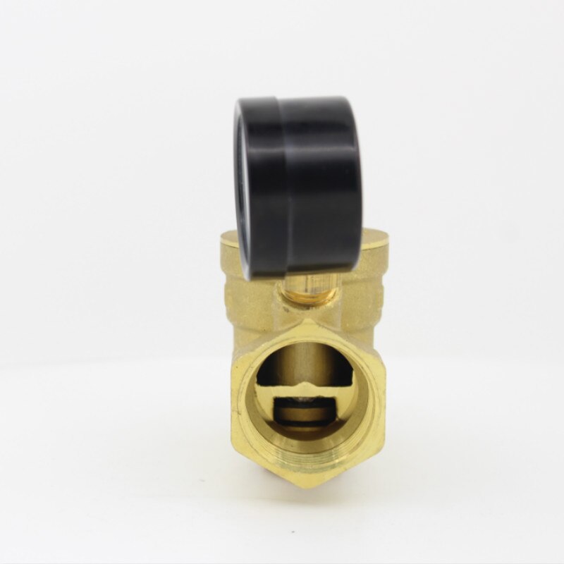 DN25 Brass Water Pressure Reducing Valve 1" Adjustable Valves With Pressure Gauge Meter Adjustable Relief Valve