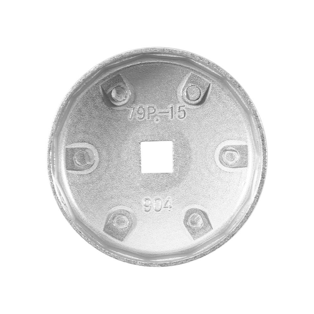 79 Mm 15 Fluit Aluminium Cap Oliefiltersleutel Cartridge Auto Socket Remover Tool