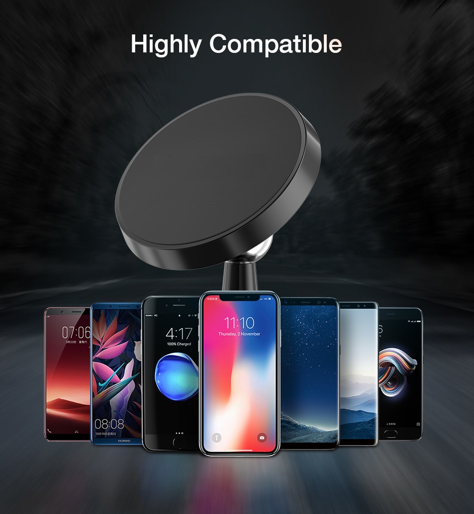 Magnetic Car Phone Holder For Smartphone Car Accessories Grip Wall Desk Air Vent Mount Stand Mobile Holder Gravity Bracket