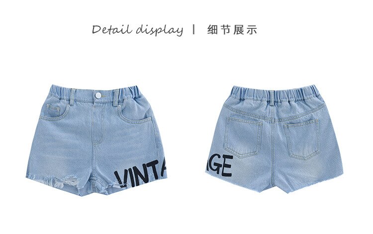 denim shorts summer girls teenage clothing 14 years old 170