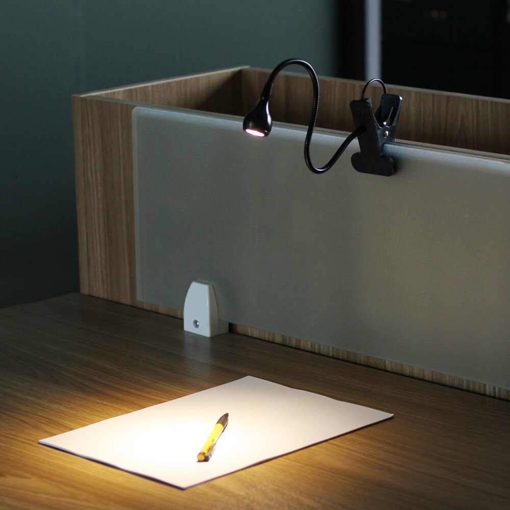USB LED Desk Lamp Clip Holder Switch Flexible Dimmable Table Lamp Children Study Reading Book Light for Home Bedroom Living Room