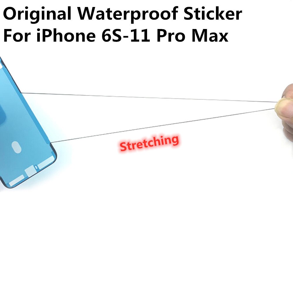 50pcs Original Waterproof Sticker For iPhone 6S 7 8 11 Pro Plus X XS MAX XR LCD Display Frame Bezel Seal Tape Glue 3M Adhesive