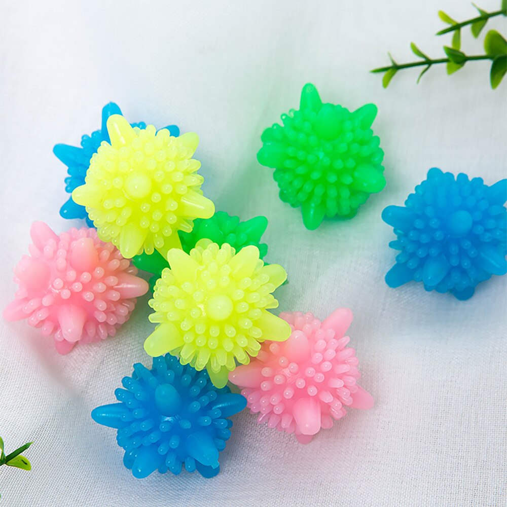 5pcs laundry ball decontamination, anti-winding, washing and protecting ball, washing machine, washing ball, cleaning friction: Default Title