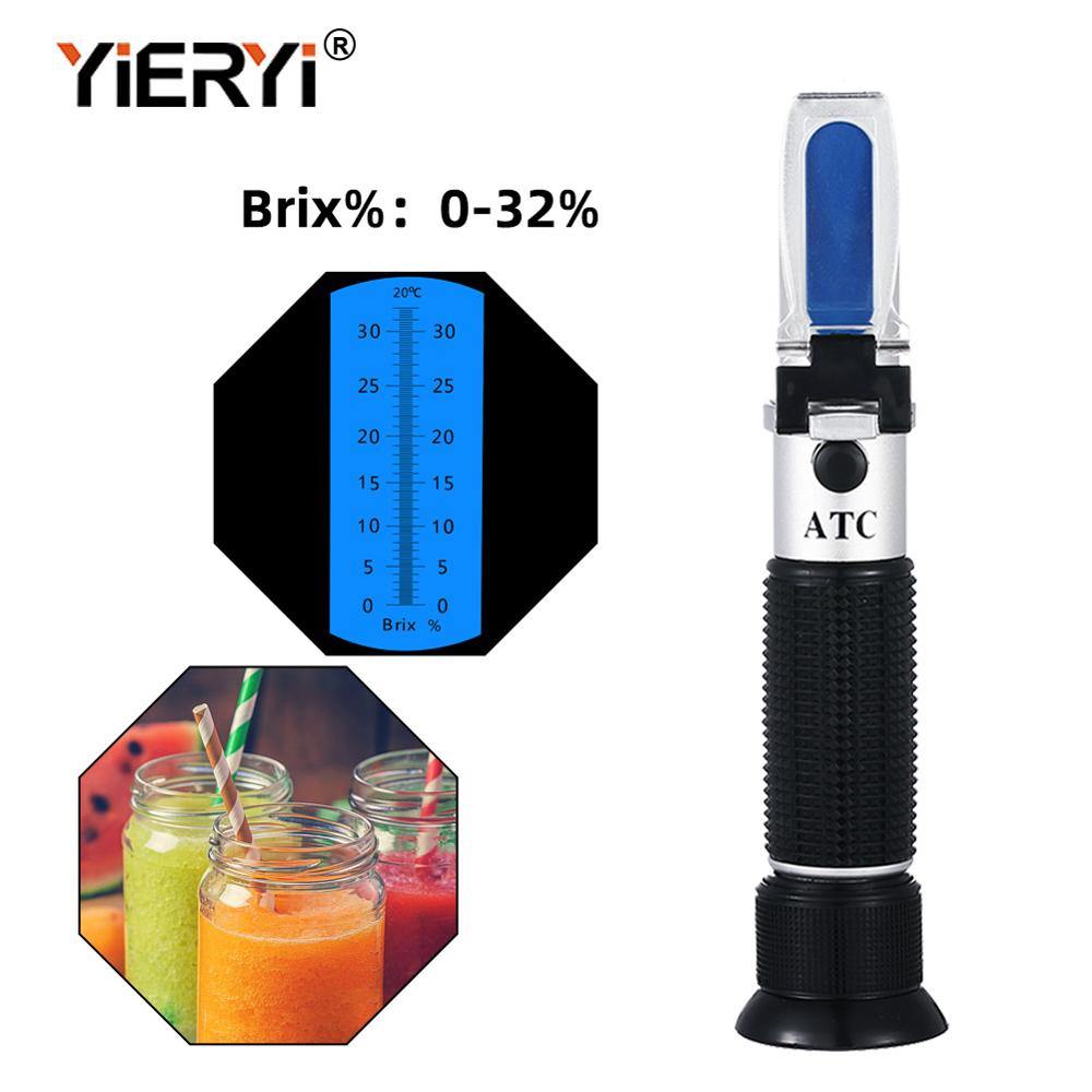 Yieryi Handheld Brix 32 Refractometer Suiker Meter Fruit Suiker Meter Suiker Tester Sacharimeter Suiker Inhoud Test