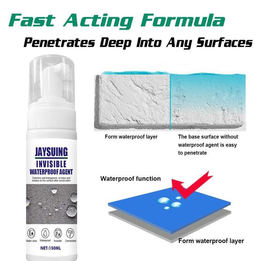 mächtig Versiegelung sprühen Anti Undicht Dicht Mittel Leck-Fangen Dach Reparatur sprühen Wasserdicht Kleber Super Starke Bindung sprühen 150ML