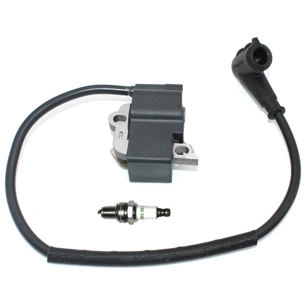 Módulo de Bobina De ignição com Spark Plug CMR6H para Motosserra Stihl MS201 MS201T MS201C MS201 2-Mix PN #1145 400 4711 1145 400 1303 000